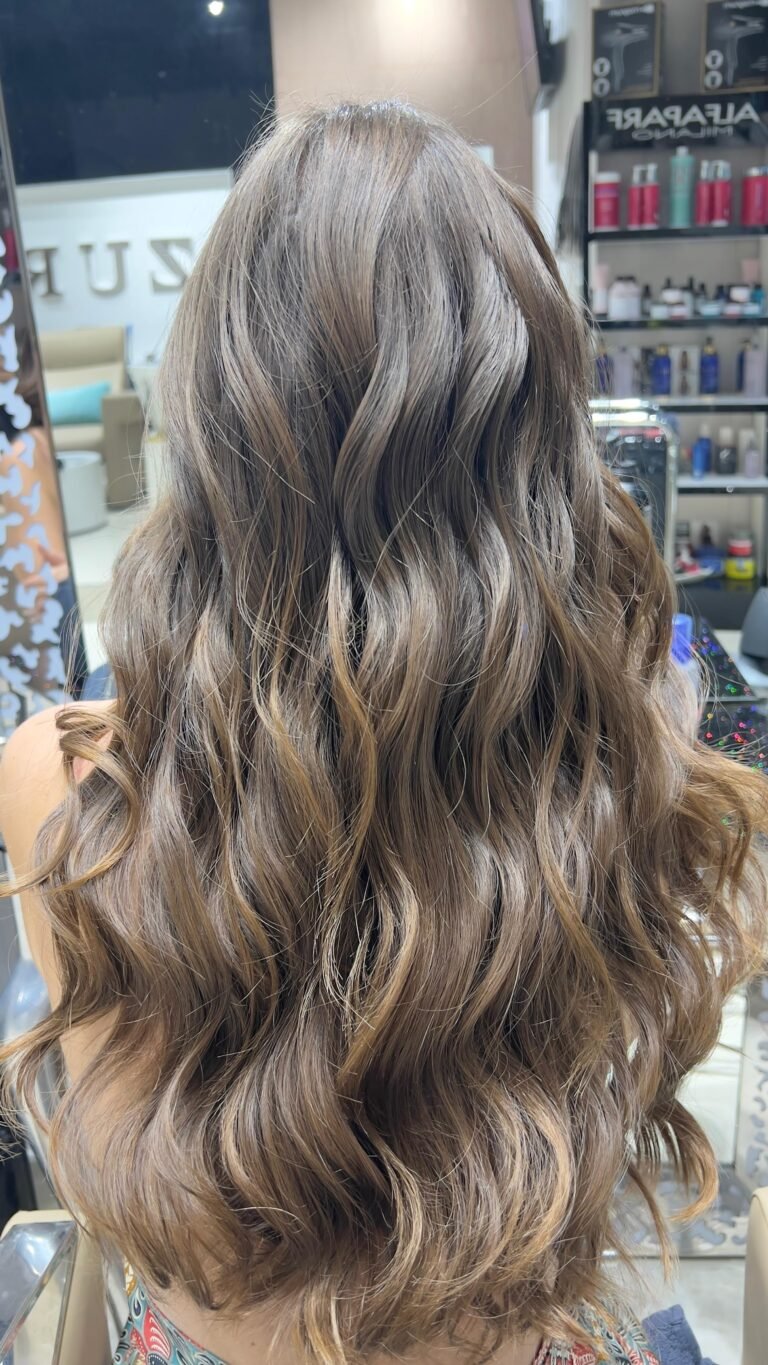 Blow dry and curls styled at Zuri Beauty Lounge, Jumeirah