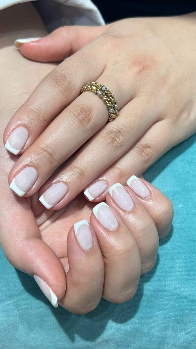 BIAB and gel nails by Zuri Beauty Lounge nail salon, Jumeirah